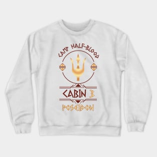 Cabin #3 in Camp Half Blood, Child of Poseidon – Percy Jackson inspired design Crewneck Sweatshirt